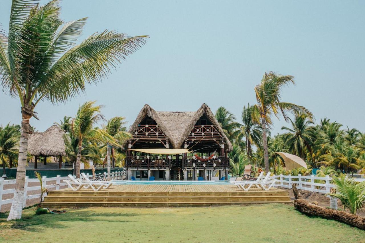 Los Olivos La Playa Hotel Y Restaurante Escuintla Kültér fotó